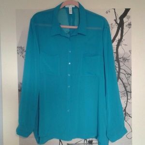 Plus Size Touquois Blouse